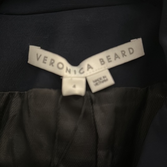 Veronica Beard Dickey Jacket Navy with Gold Buttons Size 4 - Picture 6 of 7